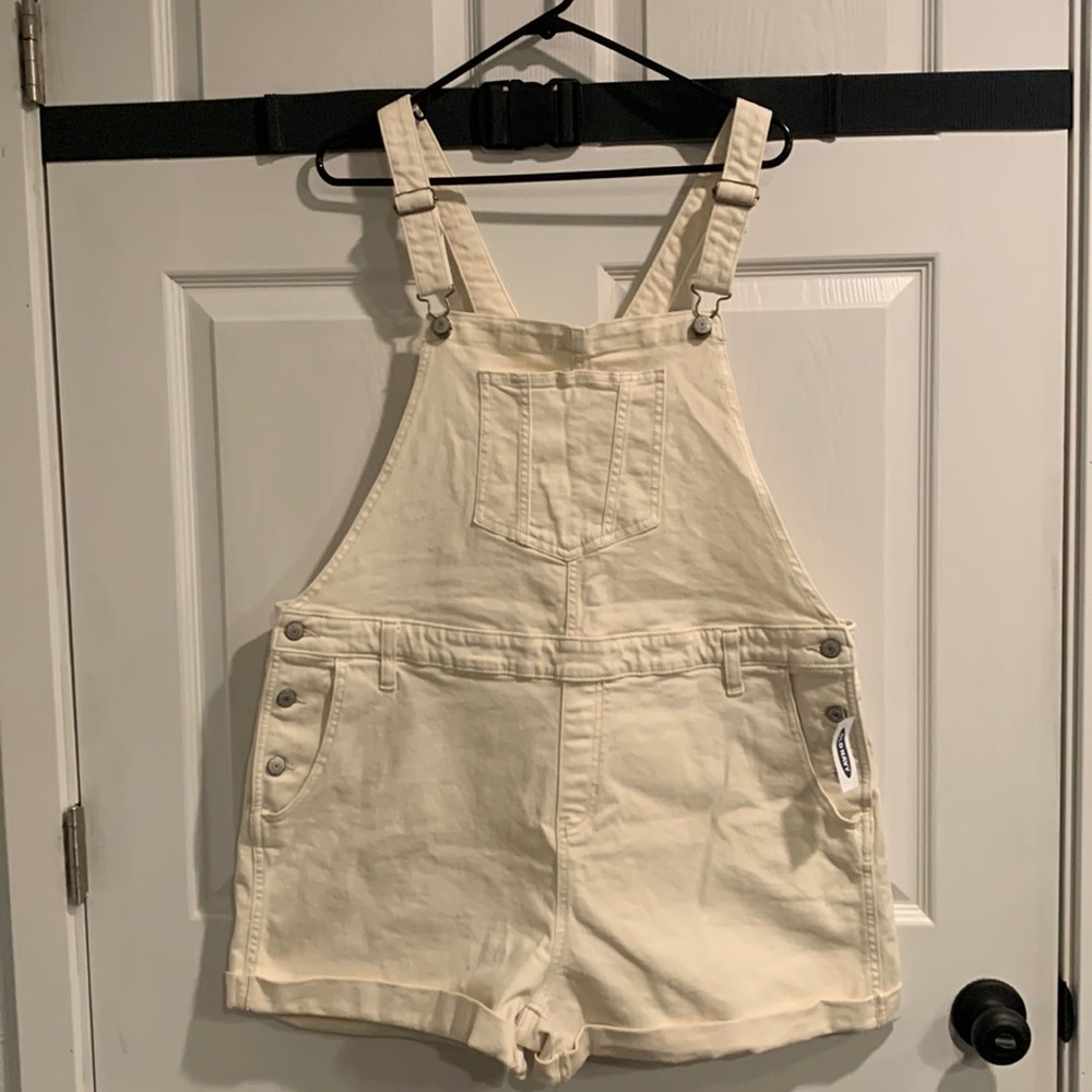 Cream overalls